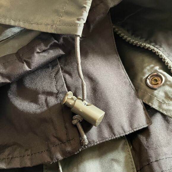 OUTDOOR SPORTSWEAR Hooded Parka Jacket Color Block Gray MEN'S Sz Large Gorpcore - Picture 8 of 9